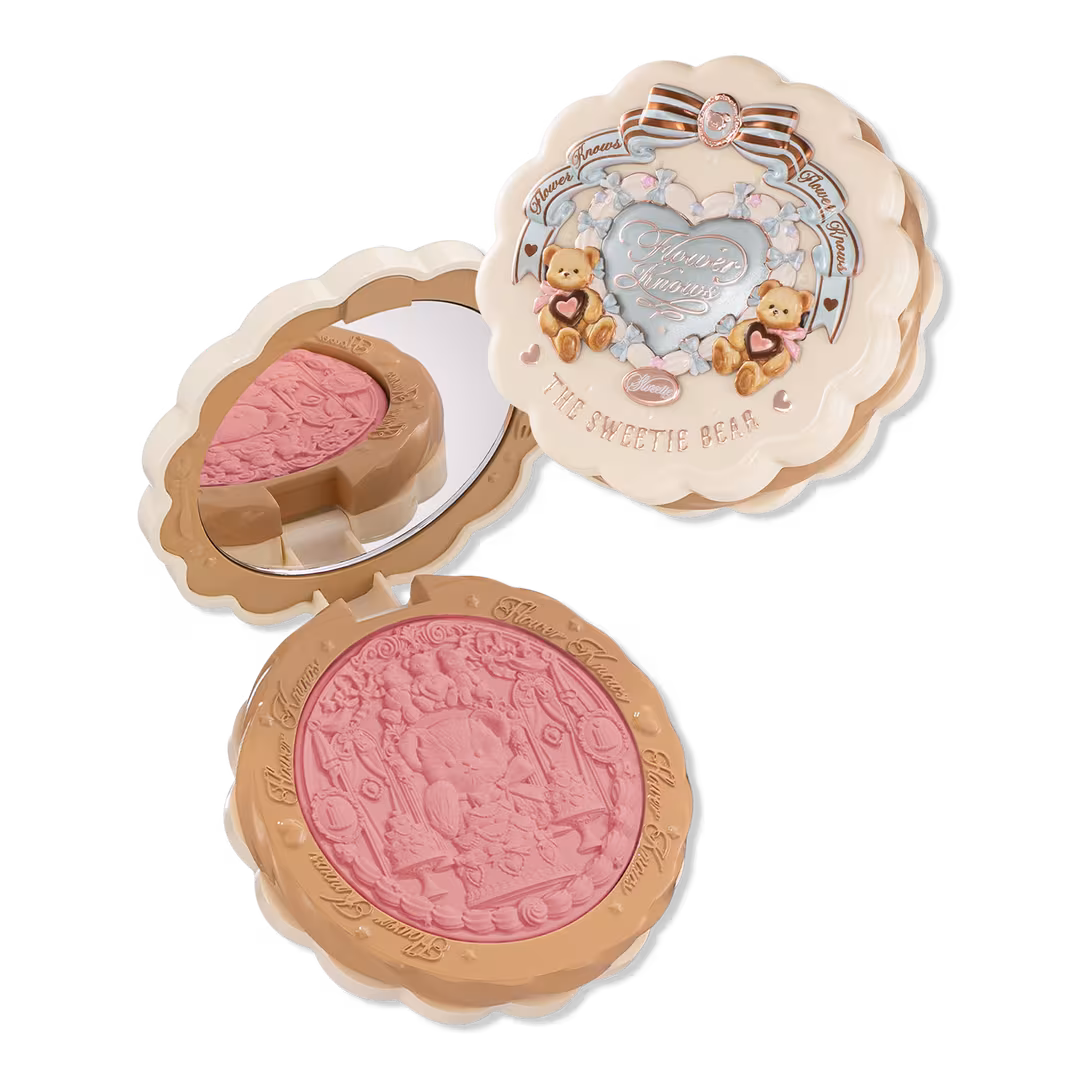 Flower Knows  The Sweetie Bear Collection Silk Satin Blush
