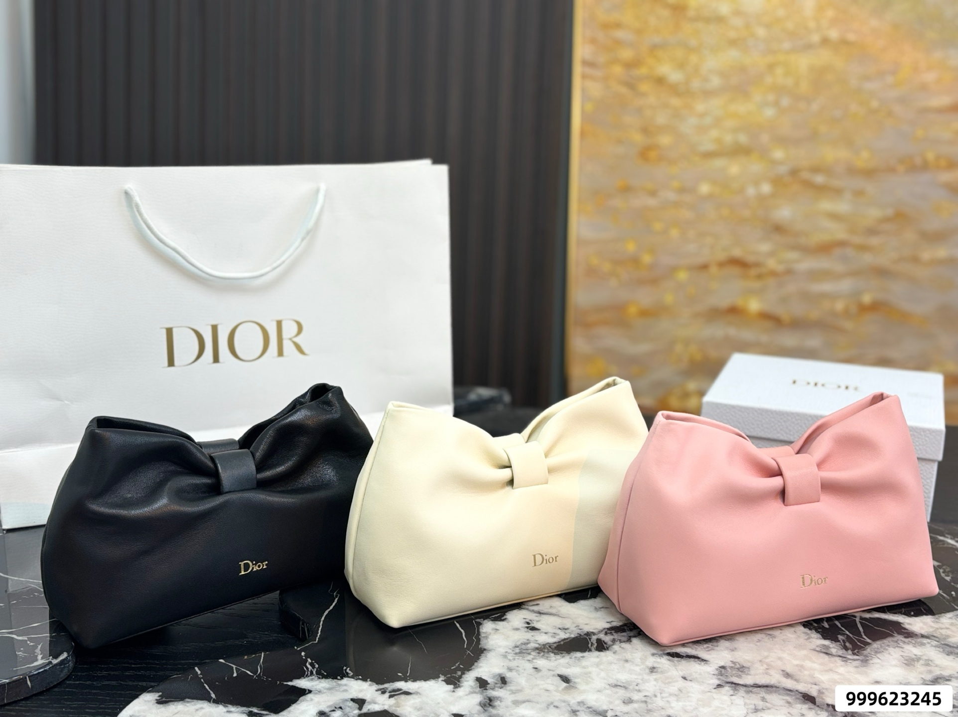 Dior Bow Clutch