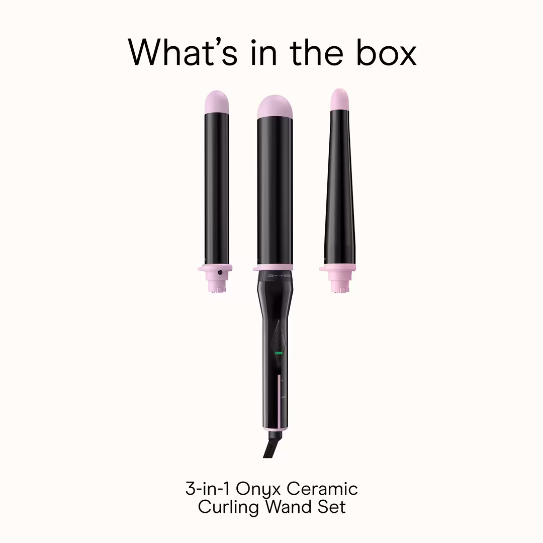 Conair  3-1 Onyx Ceramic Curling Wand