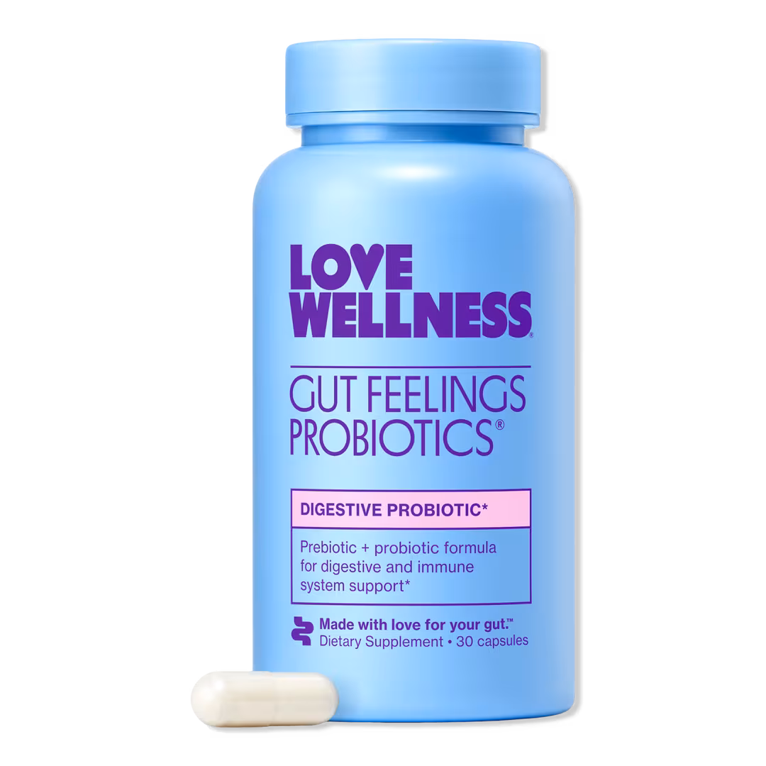 Love Wellness  Gut Feelings Probiotics: Digestive Probiotic