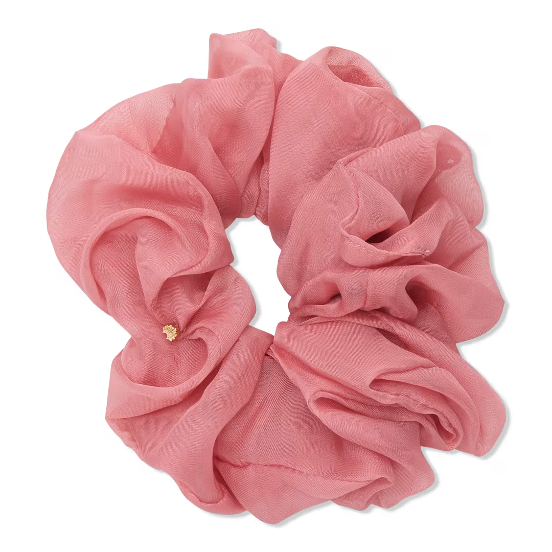 Lele Sadoughi  Dusty Rose Cindy Scrunchie