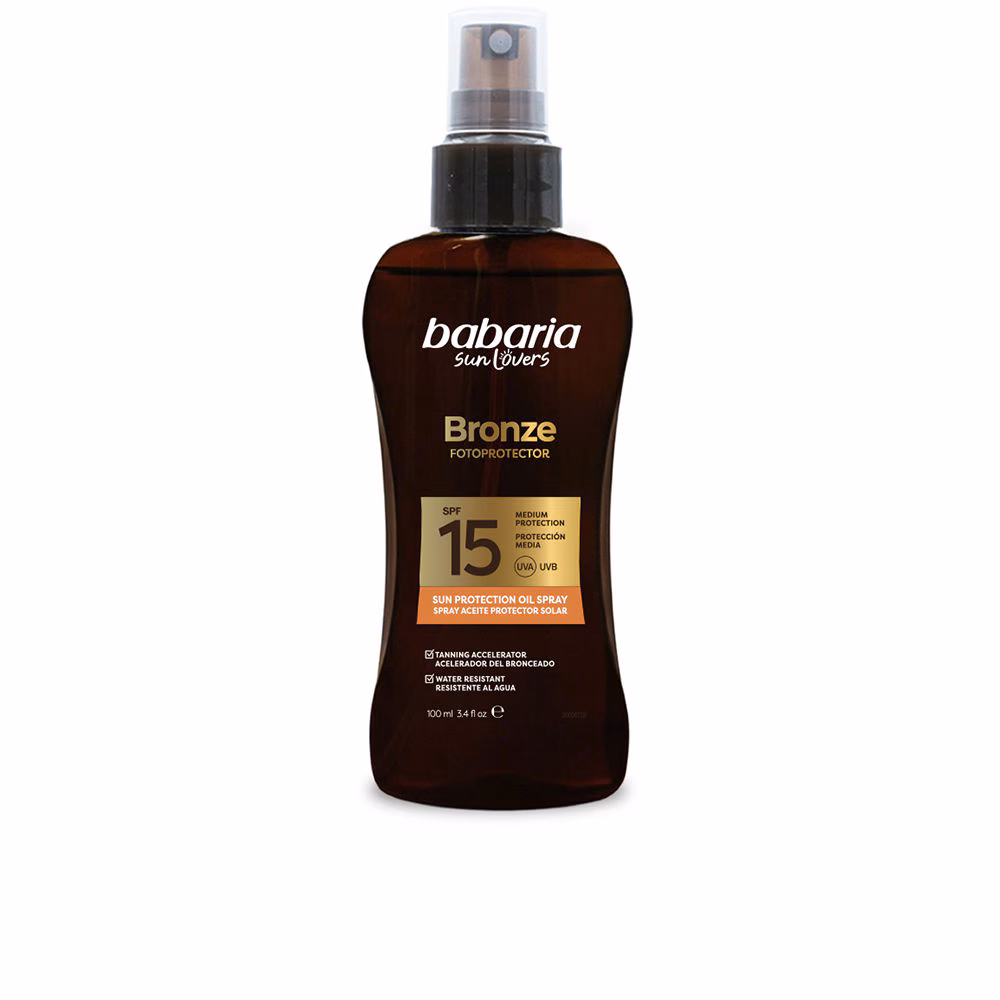 SUN LOVERS BRONZE Sonnenschutzölspray LSF 15