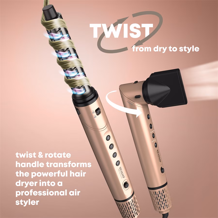 7-in-1 Ionen-Haartrockner und Luftstyler Dynamischer Radiance Pro Blow Dry