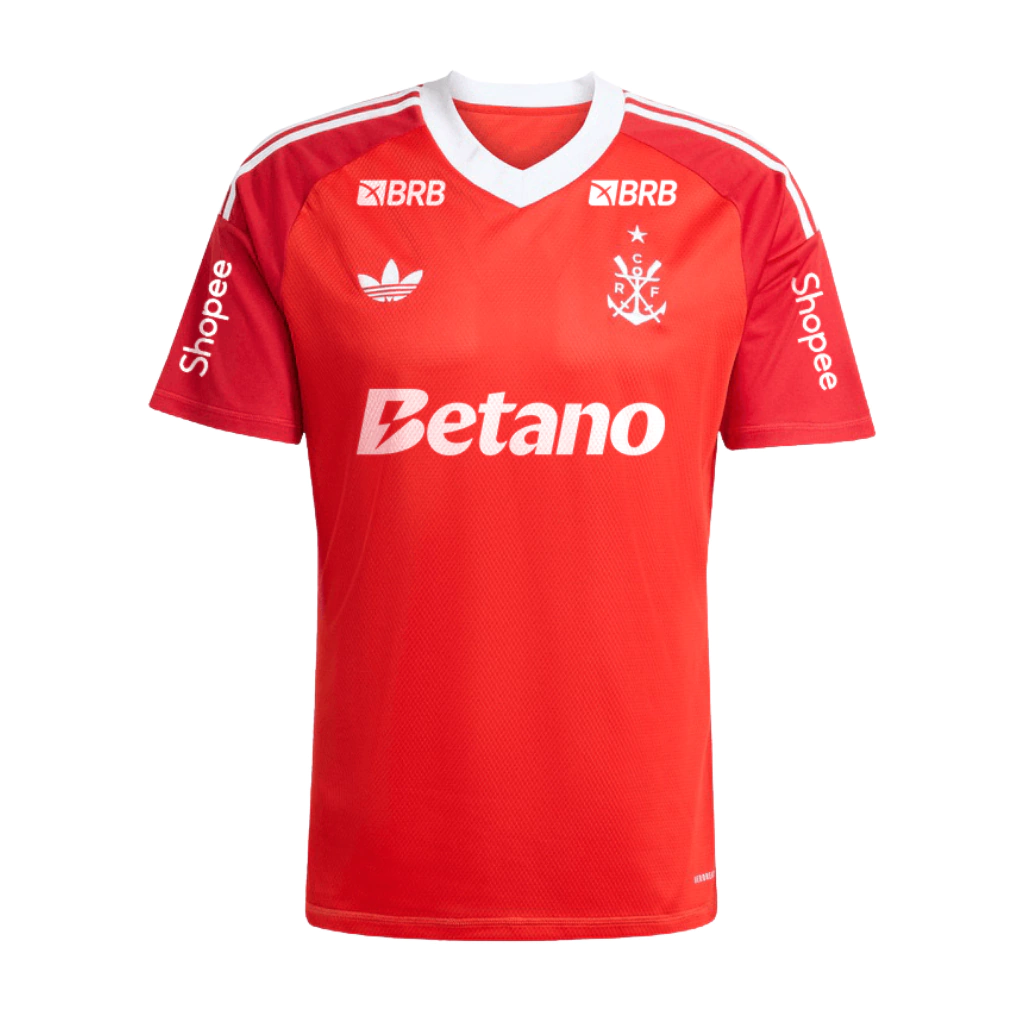 Flamengo 25 - 26 Third Goalkeeper T-shirt (with sponsored version) Men's Red Fan Version