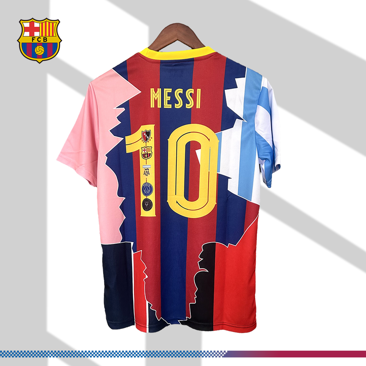 2025/2026 Barcelona Messi Commemorative Football Jersey (Fan Edition)