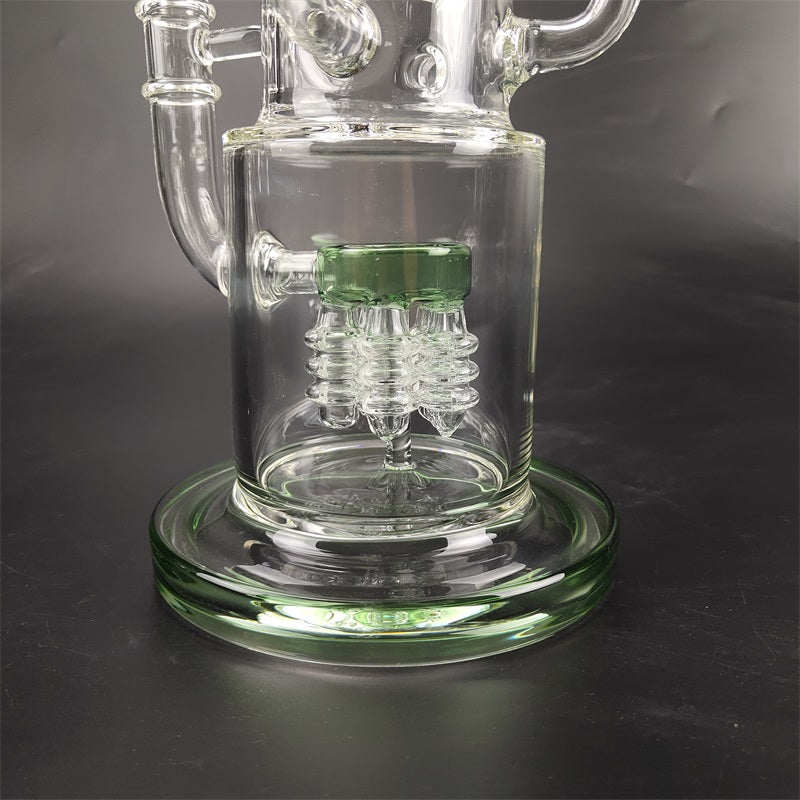 21 Multi Chamber Recycler Glass Bong