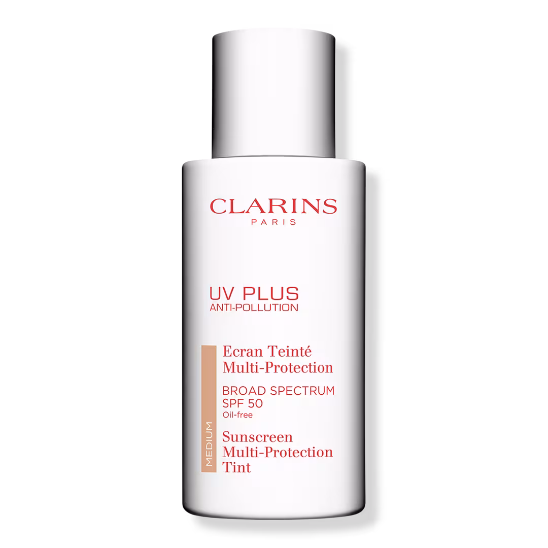 Clarins  UV Plus Anti-Pollution Tinted Face Sunscreen SPF 50