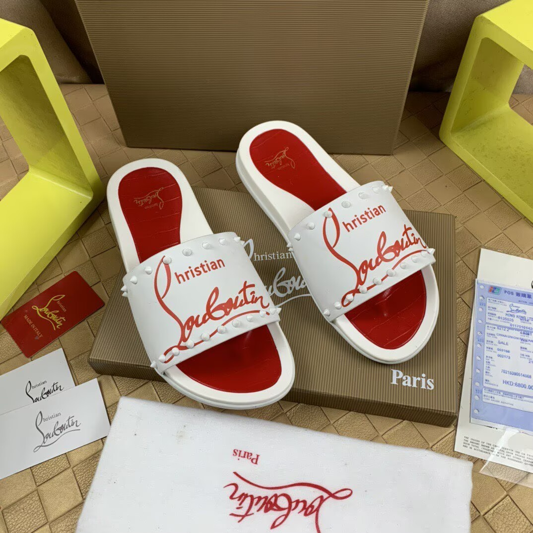 CHRISTIAN LOUBOUTIN SLIPPERS - CCSHOES