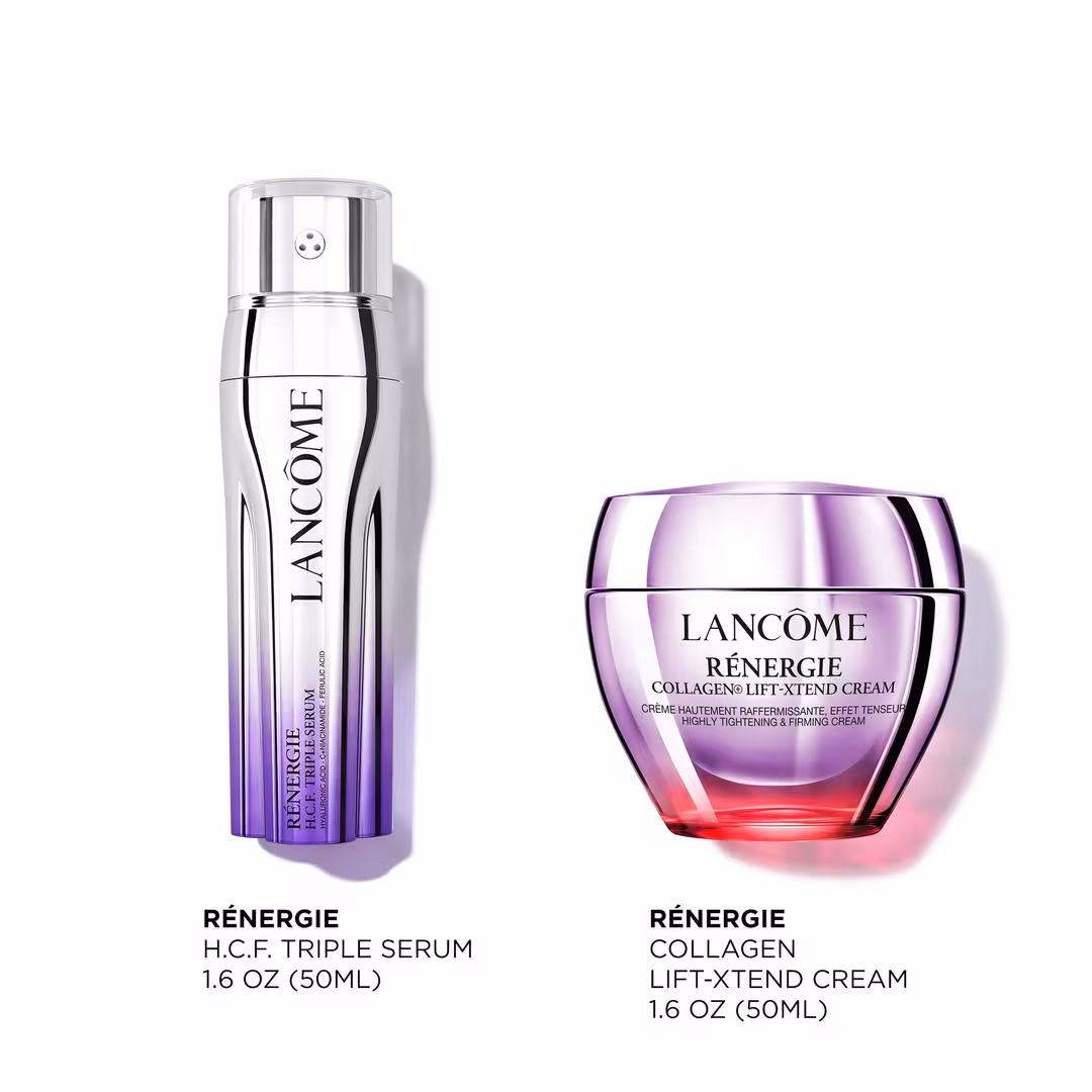 Lancôme  Rénergie Collagen Cream & H.C.F. Triple Serum 2 Piece Set