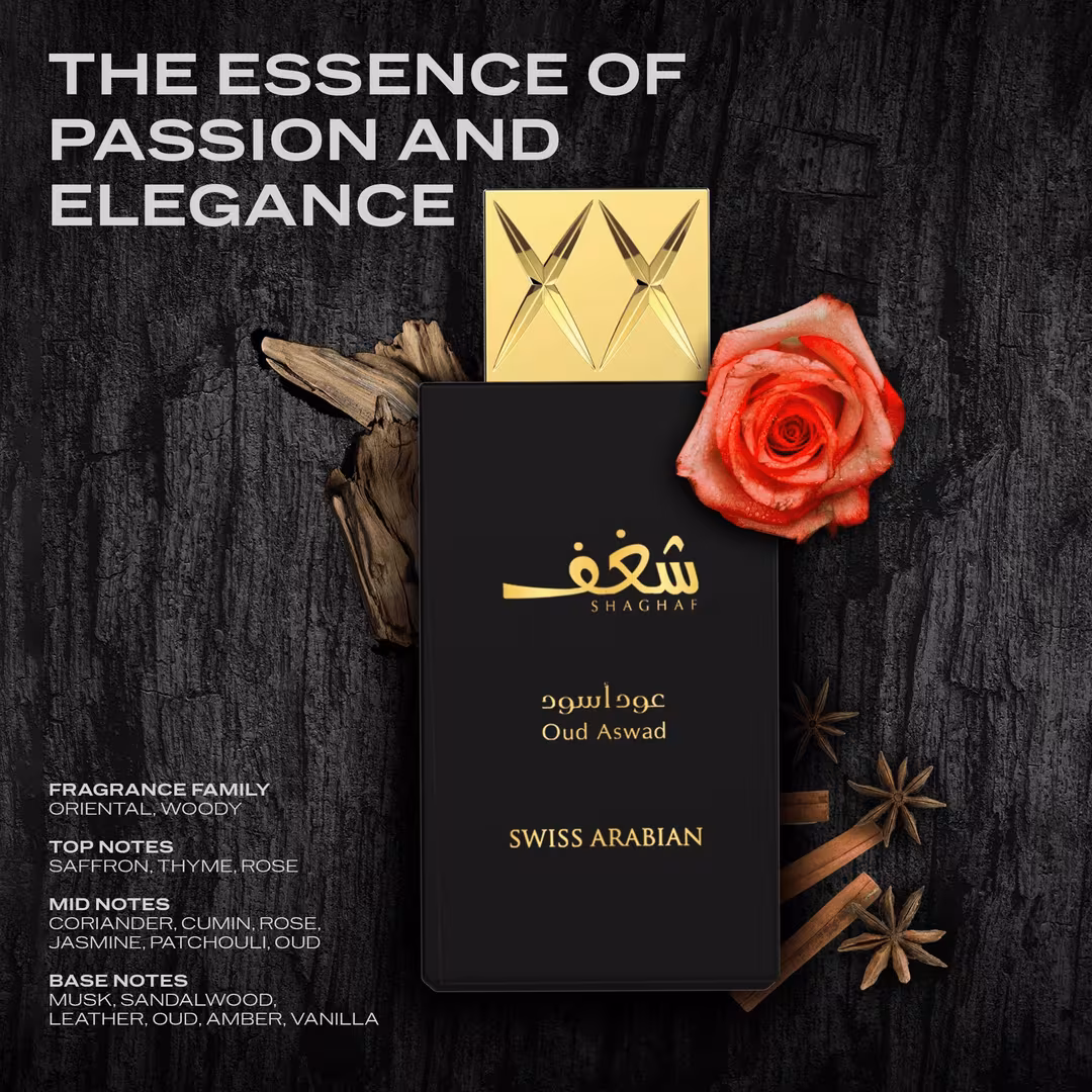 Swiss Arabian  Shaghaf Oud Aswad Eau De Parfum