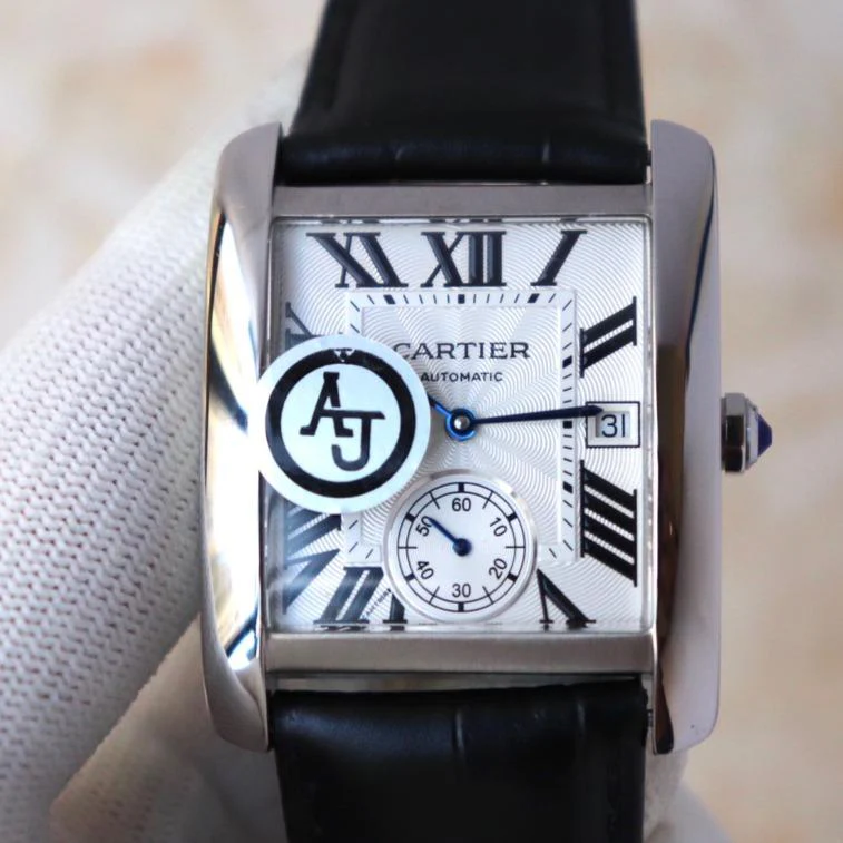 Cartier Watch TANK MC W5330003 STAINLESS STEEL BEZEL