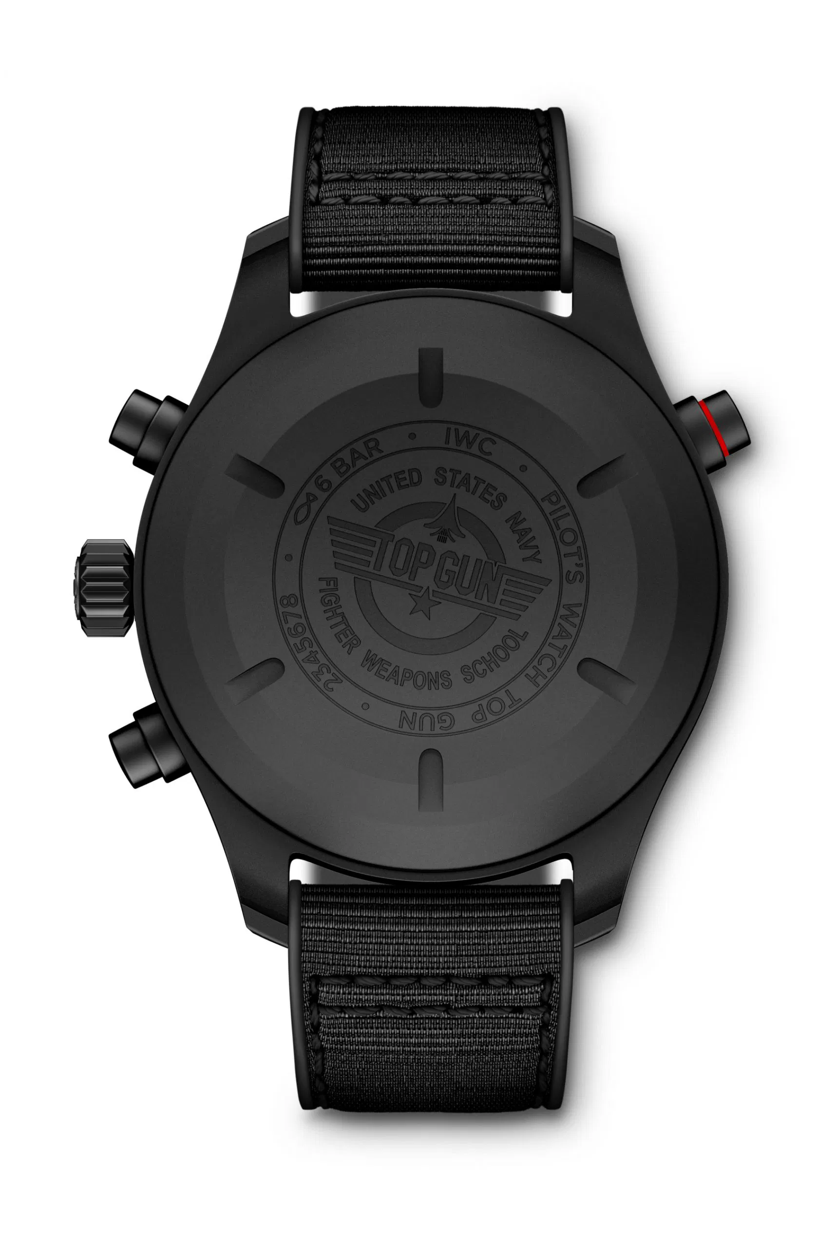 IWC Schaffhausen Pilots watch double chronograph top gun ceratanium iw371815