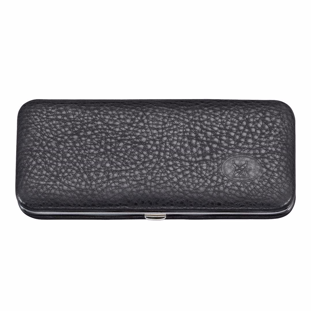 Premium Manicure Set 5pcs. Leather, Black