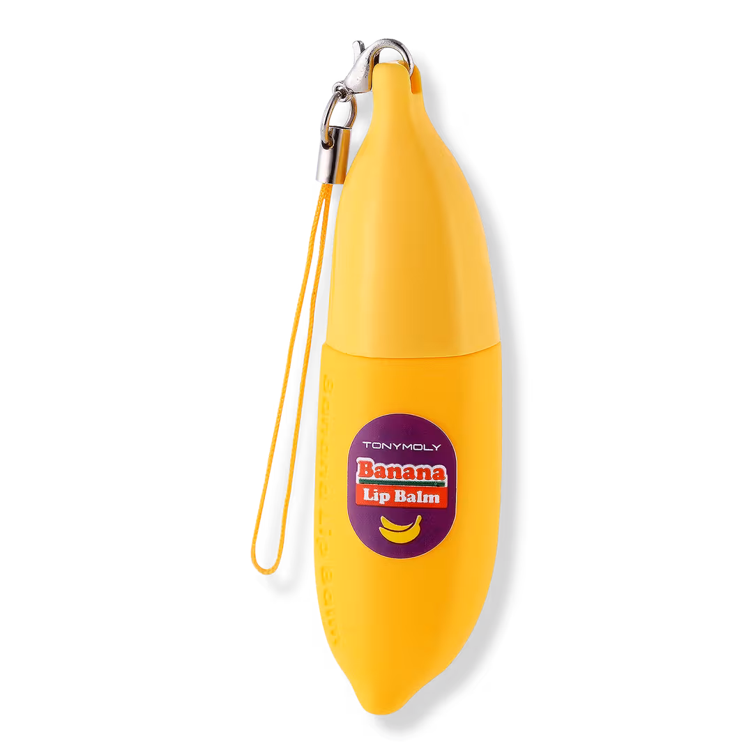 TONYMOLY  Magic Food Dalcom Banana Lip Balm Keychain