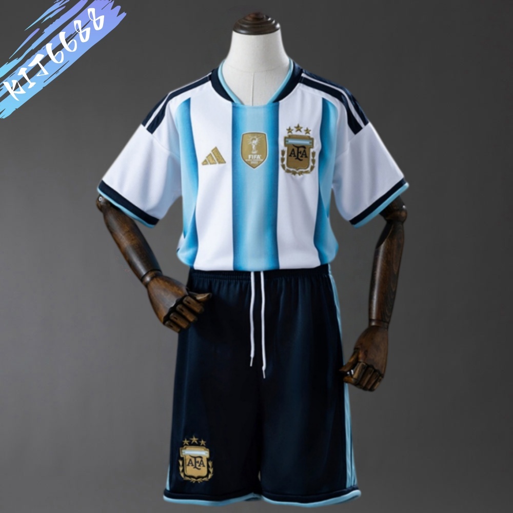 2026/2027 Argentina Home Football Shirt (Adult Kids Kit socks)