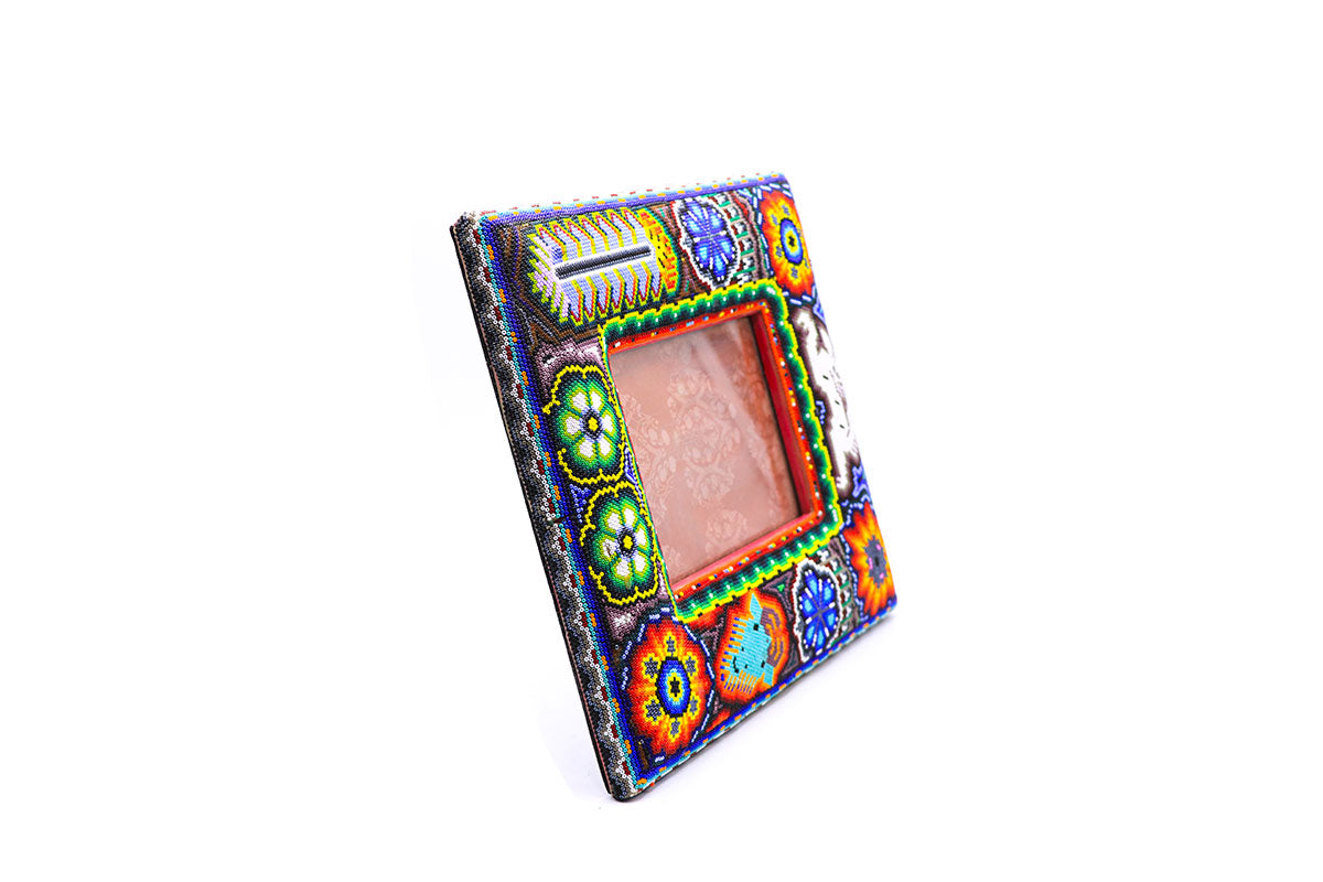 Marco para Fotografía Ancho - Obra de Arte Huichol