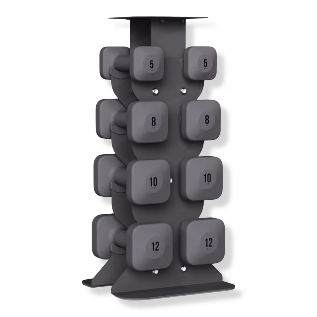 WeGym  SafeGrip Dumbbells Middle Set with Light Rack