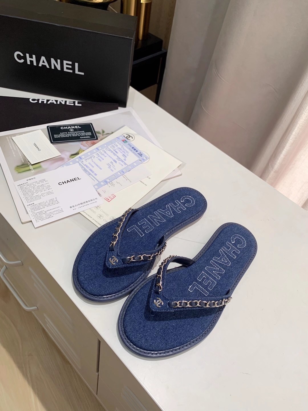 Chanel Coco Mark Thong Sandals