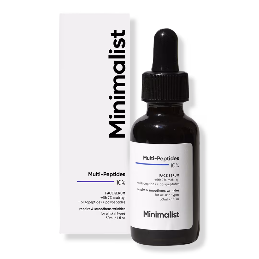 Minimalist  Multi Peptides 10% Anti Aging Face Serum, Reduces Fine Lines & Wrinkles