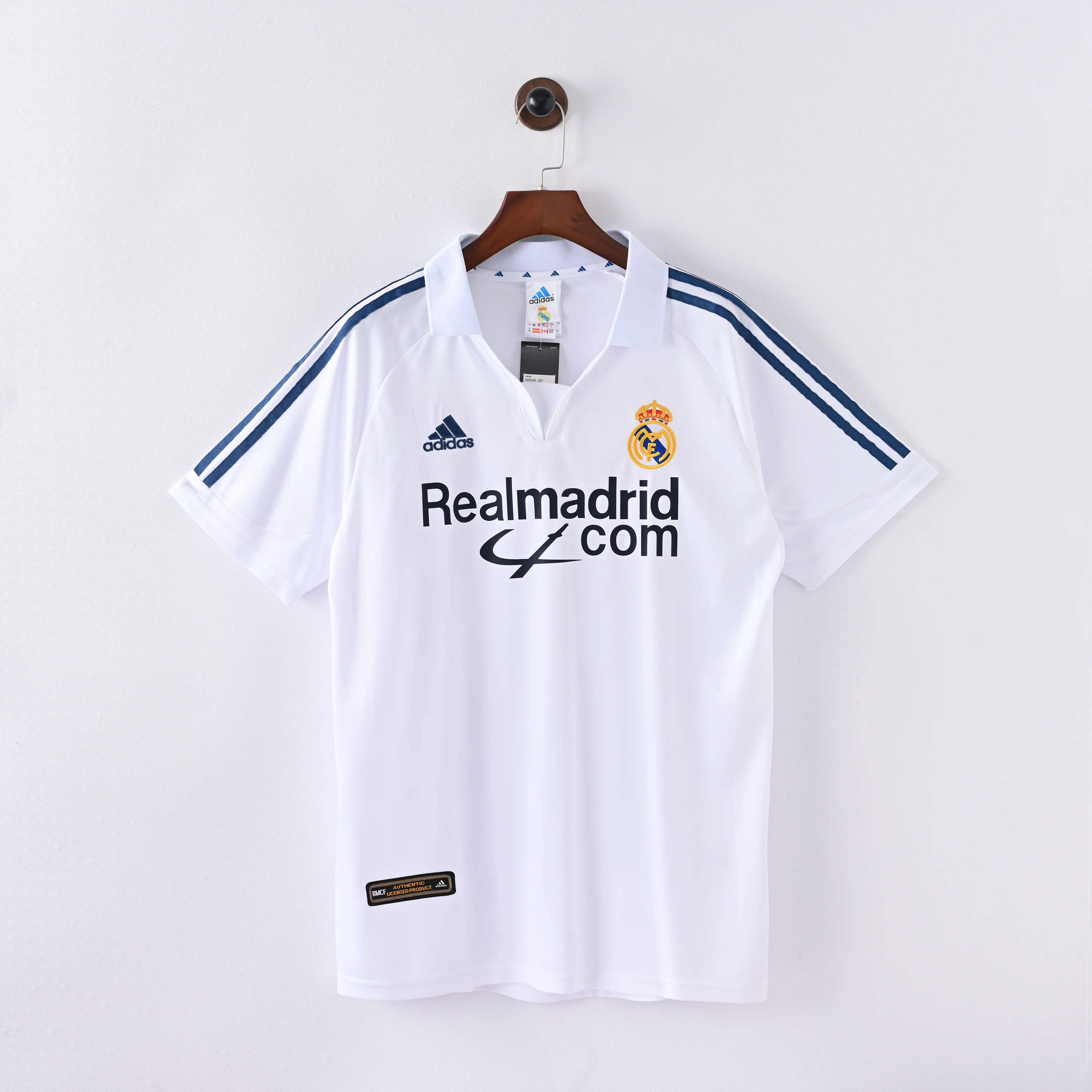 Real Madrid Retro Vintage Home Jersey Men 2001-2002