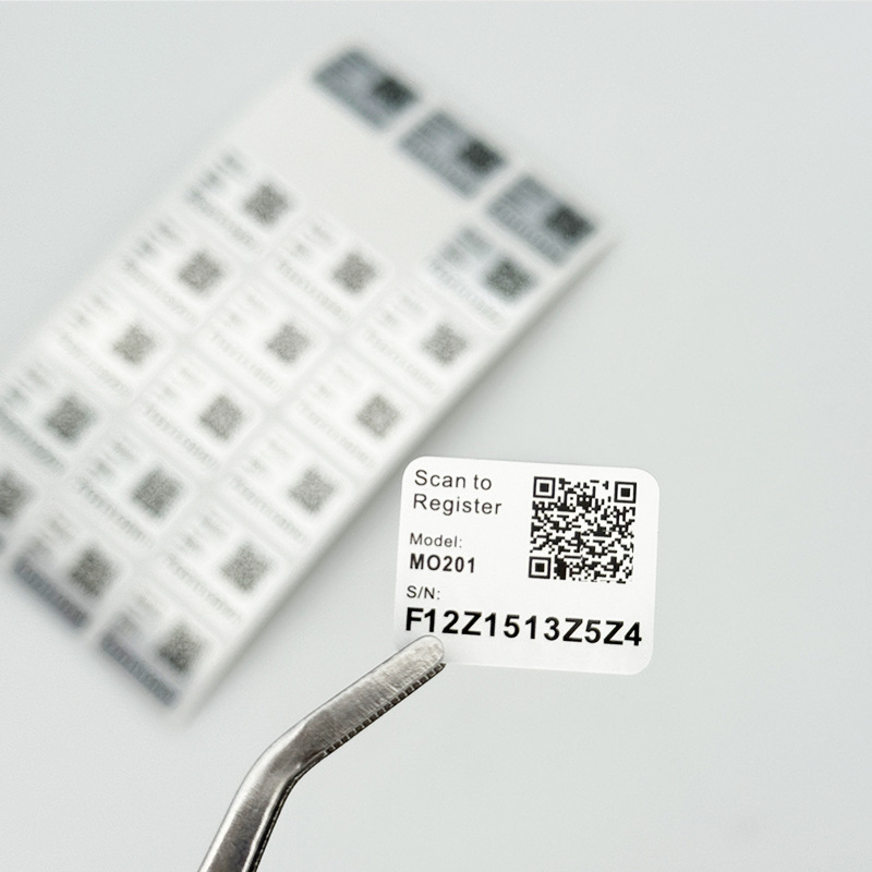 QR code stickers with unique codes, variable labels, serial numbers, sequential codes, waterproof and oil-proof QR code label stickers