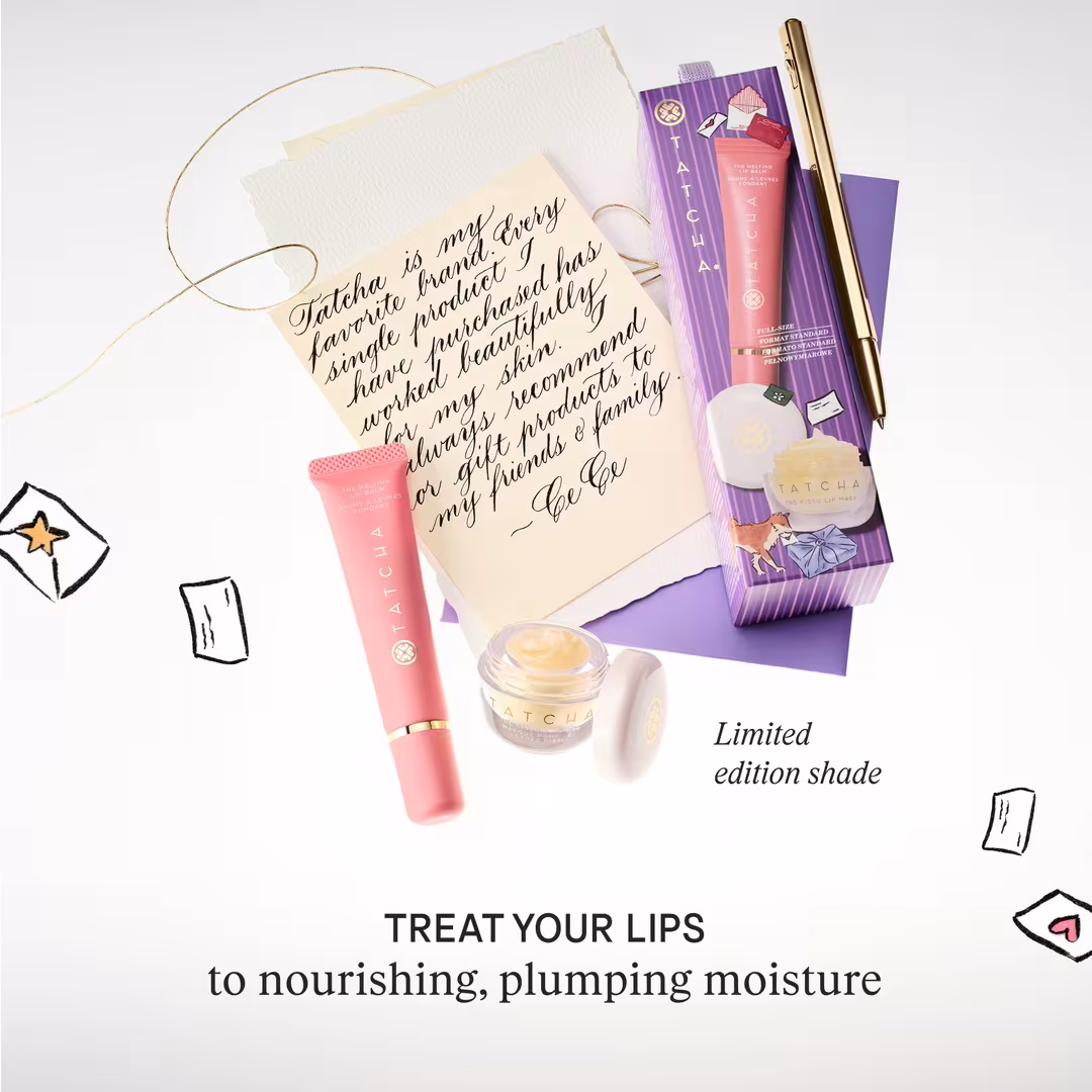 TATCHA  Glossy & Golden Lips Set