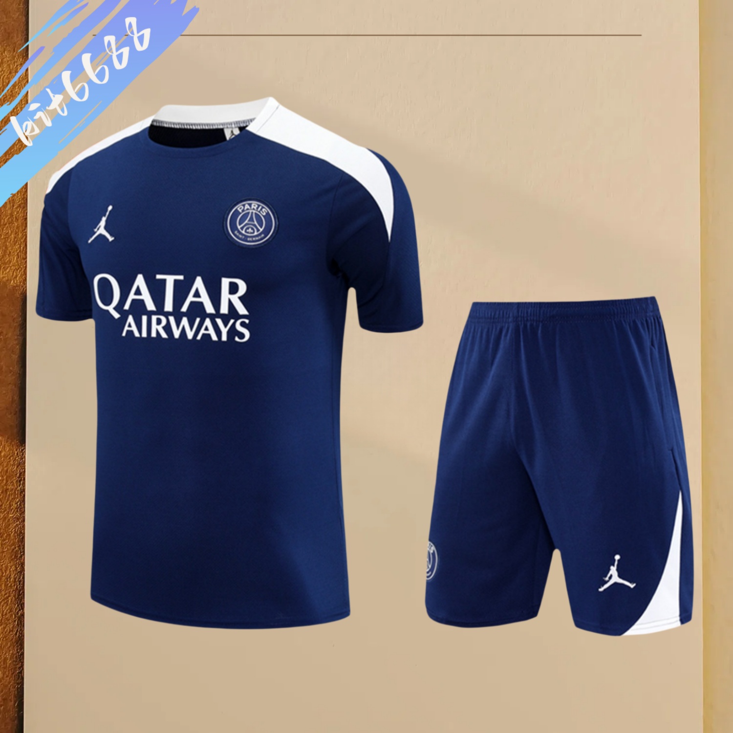 2025/2026 PSG Paris Saint Germain Short Sleeve Training Kit (Kids Kit)