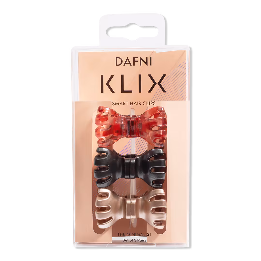 DAFNI KLIX  Eternal Blush Magnetic Claw Clips The Minimalist 3 Pack