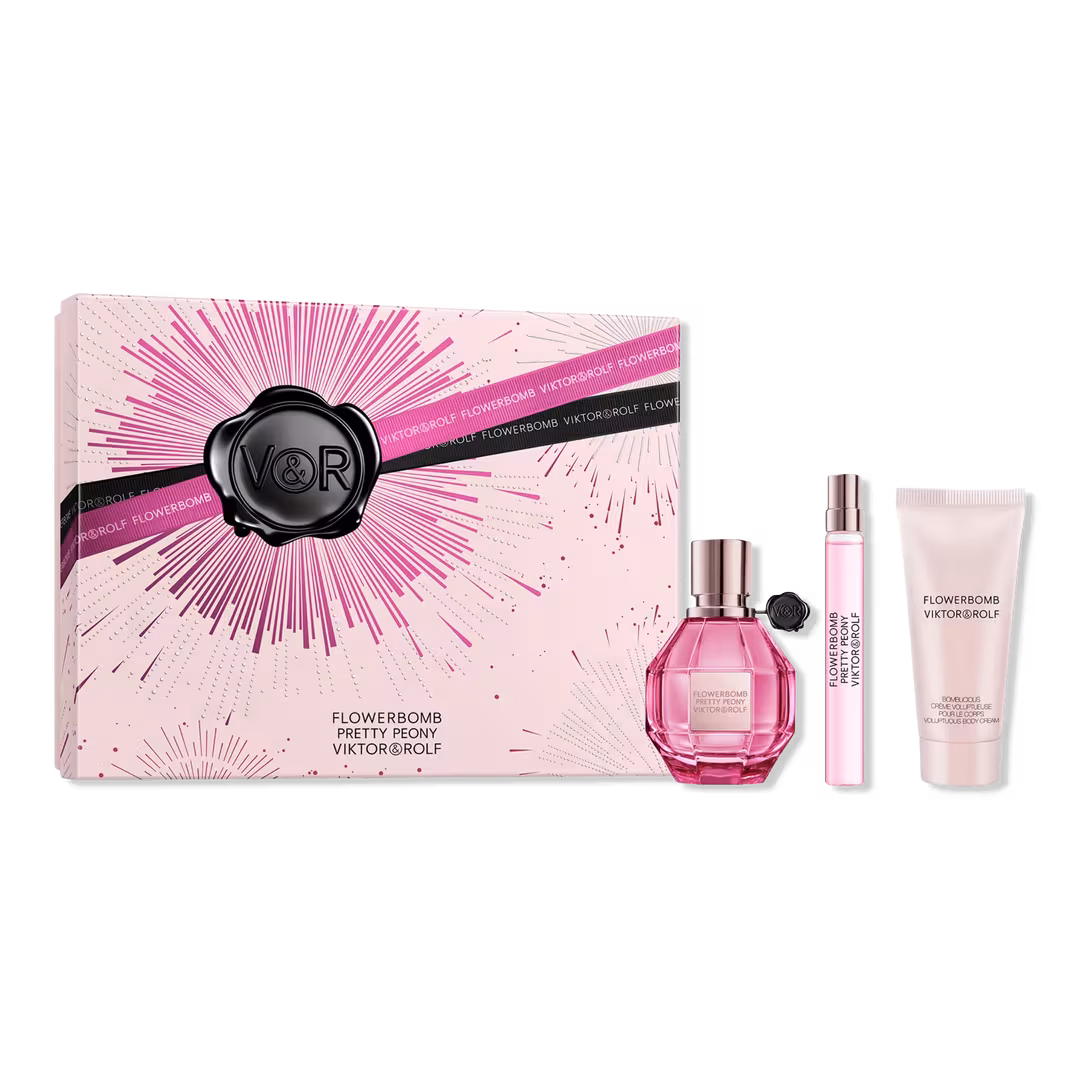 Viktor&Rolf  Flowerbomb Pretty Peony Eau de Parfum 3-Piece Holiday Gift Set