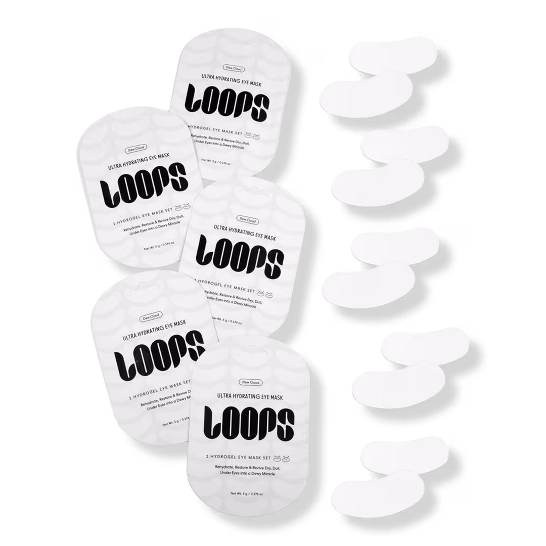LOOPS  Dew Cloud Ultra Hydrating Hydrogel Eye Mask Set