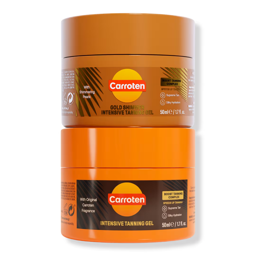 Carroten  Intensive + Gold Shimmer Tanning Gel Mini 2-Pack