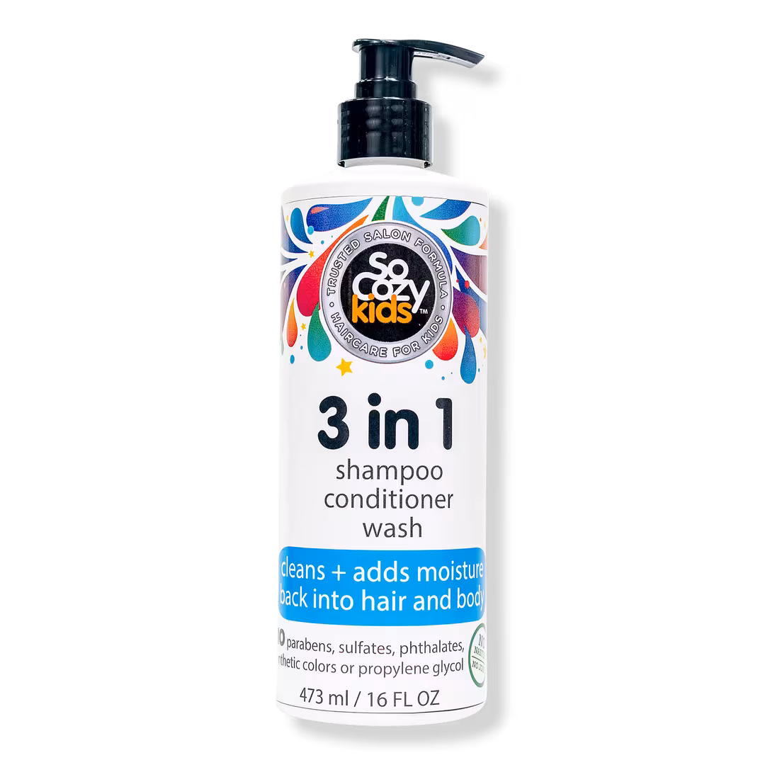 SoCozy  3-in-1 Shampoo Conditioner Body Wash for Kids