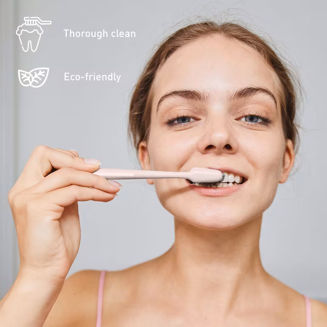 PURSONIC  100% Eco-friendly Cedarwood Toothbrushes