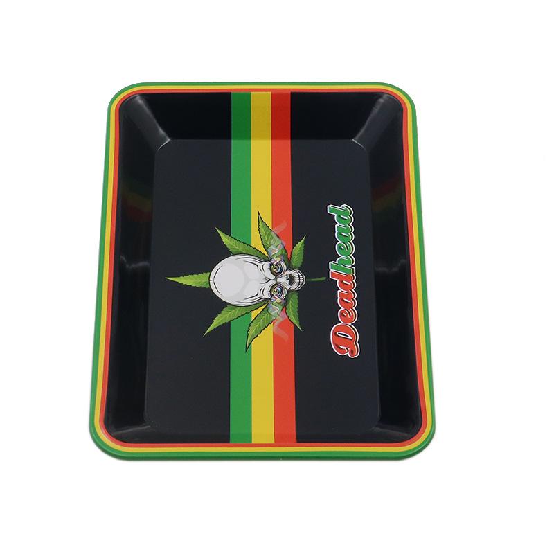 Small Metal Cigarette Rolling Tray Hand Roll