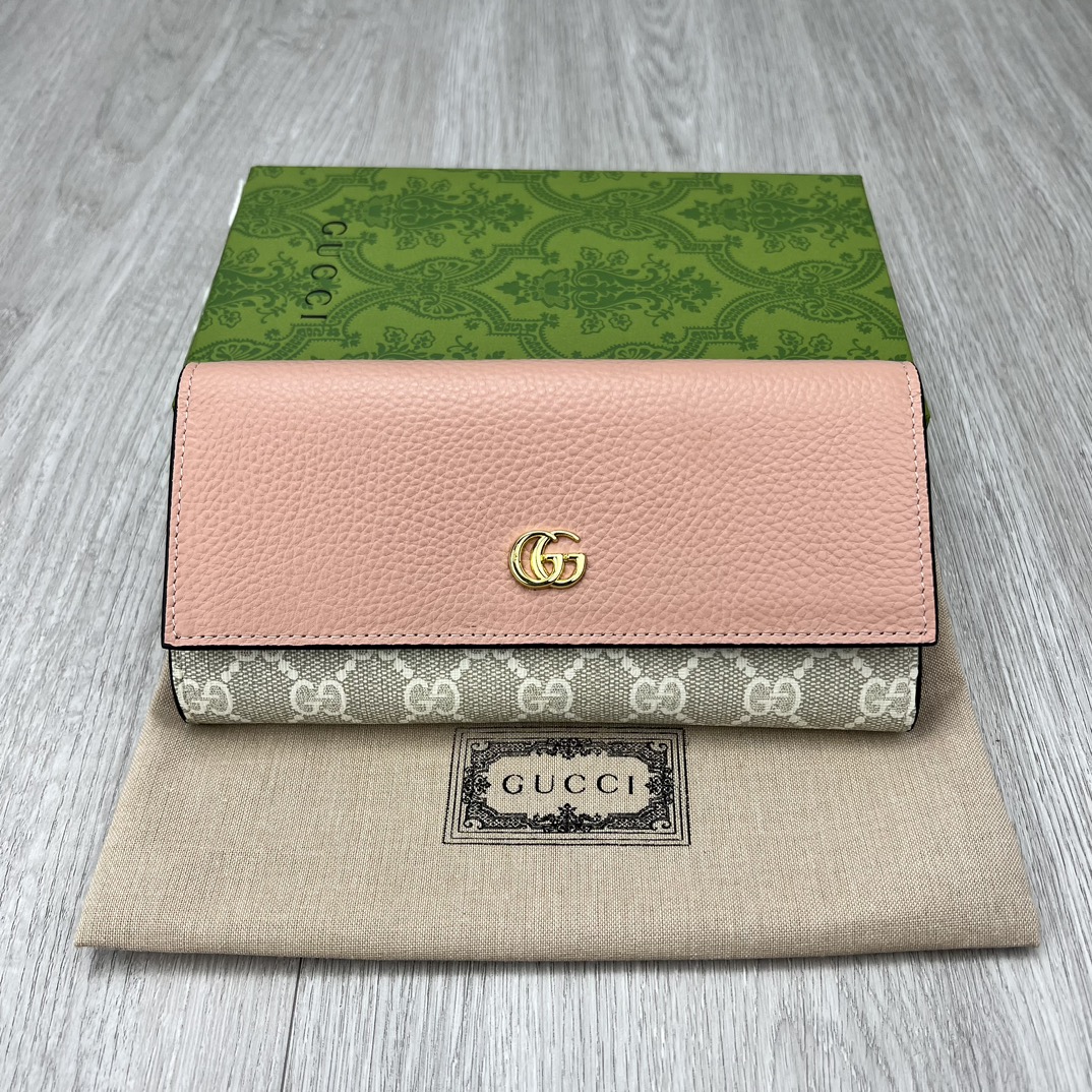 Gucci Wallets Marmont Continental Wallet 456116 LM57 19cm
