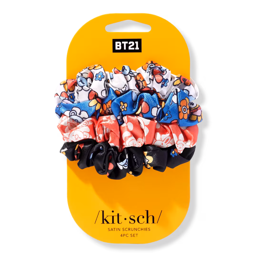 Kitsch  BT21 x Kitsch Satin Sleep Scrunchies