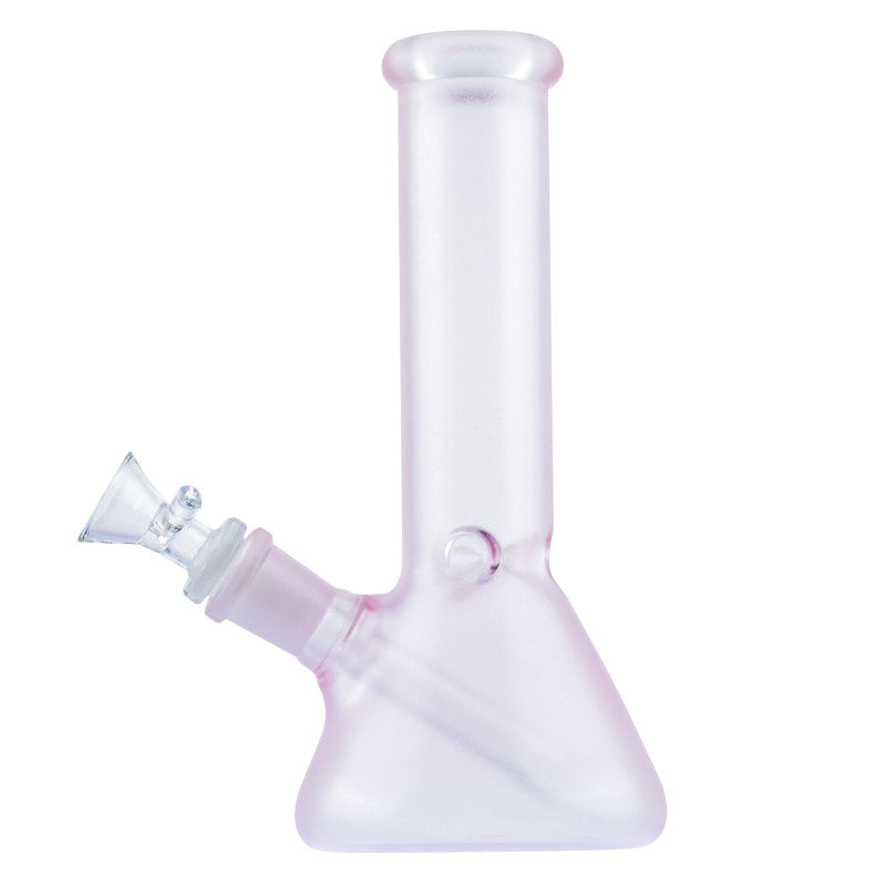8 Frosted Glass Beaker Bong