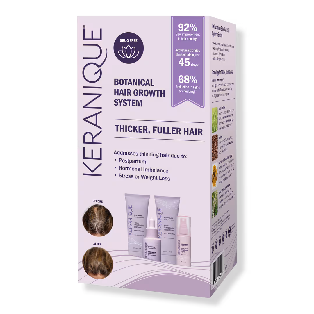 Keranique  Botanical Hair Growth System for Thicker, Fuller Hair