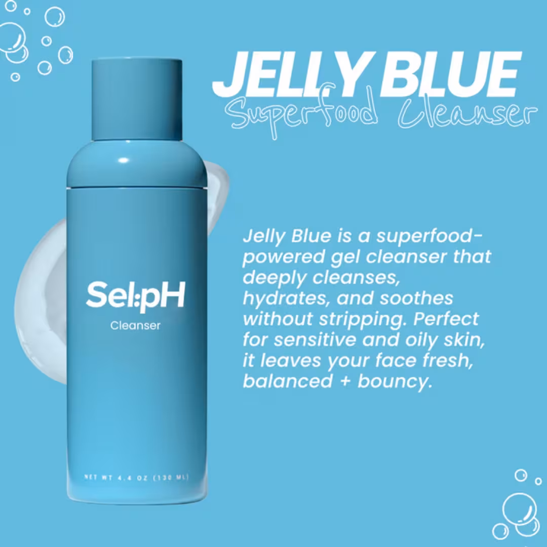 SelpH  Jelly Blue Superfood Cleanser