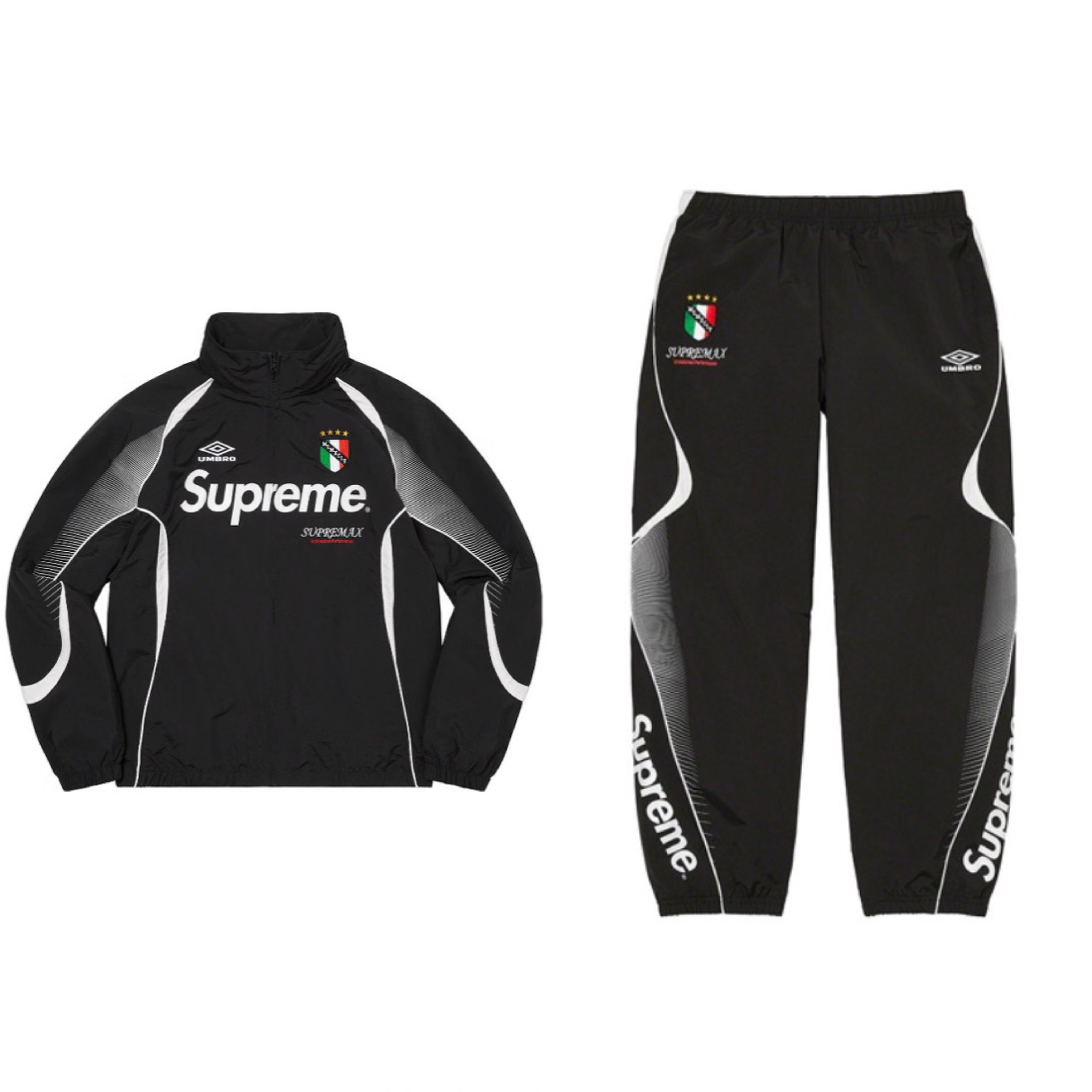 High-end collaborative football casual sportswear set