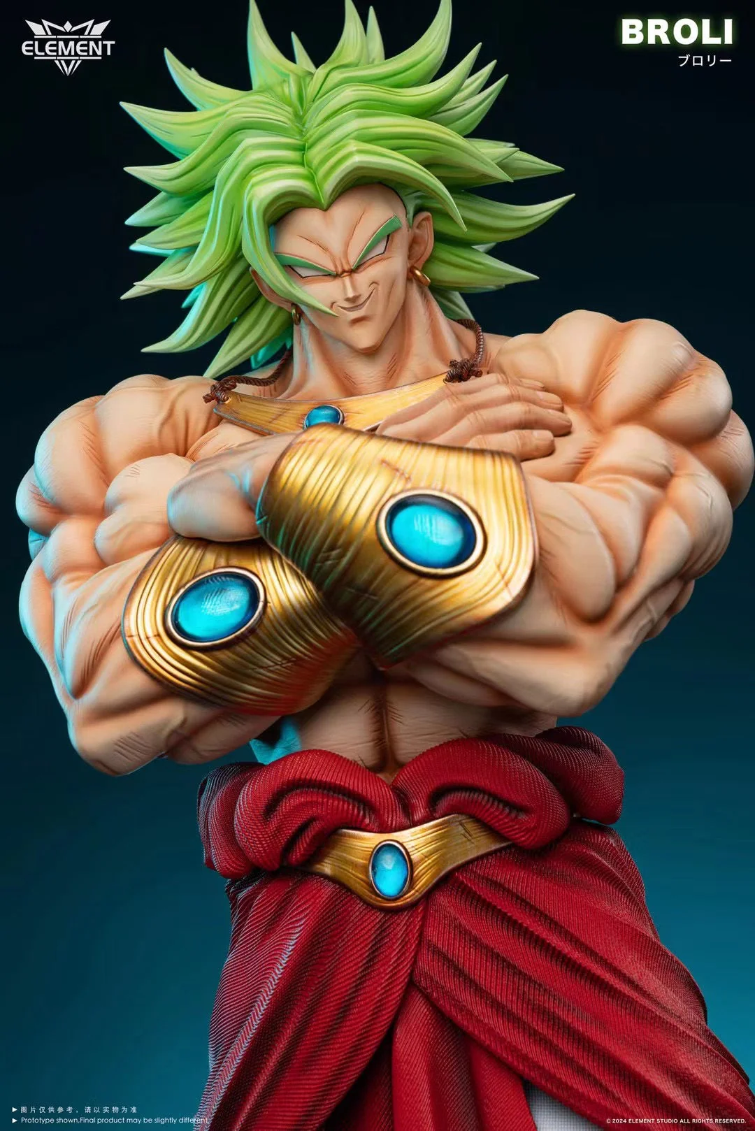 Element Studio - Original artwork classic arms crossed pose Broly | 原畫經典抱胸姿勢布羅利
