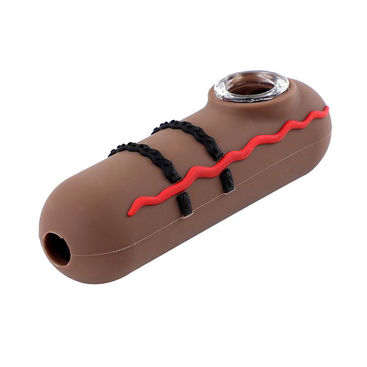 Sausage Silicone Hand Pipe