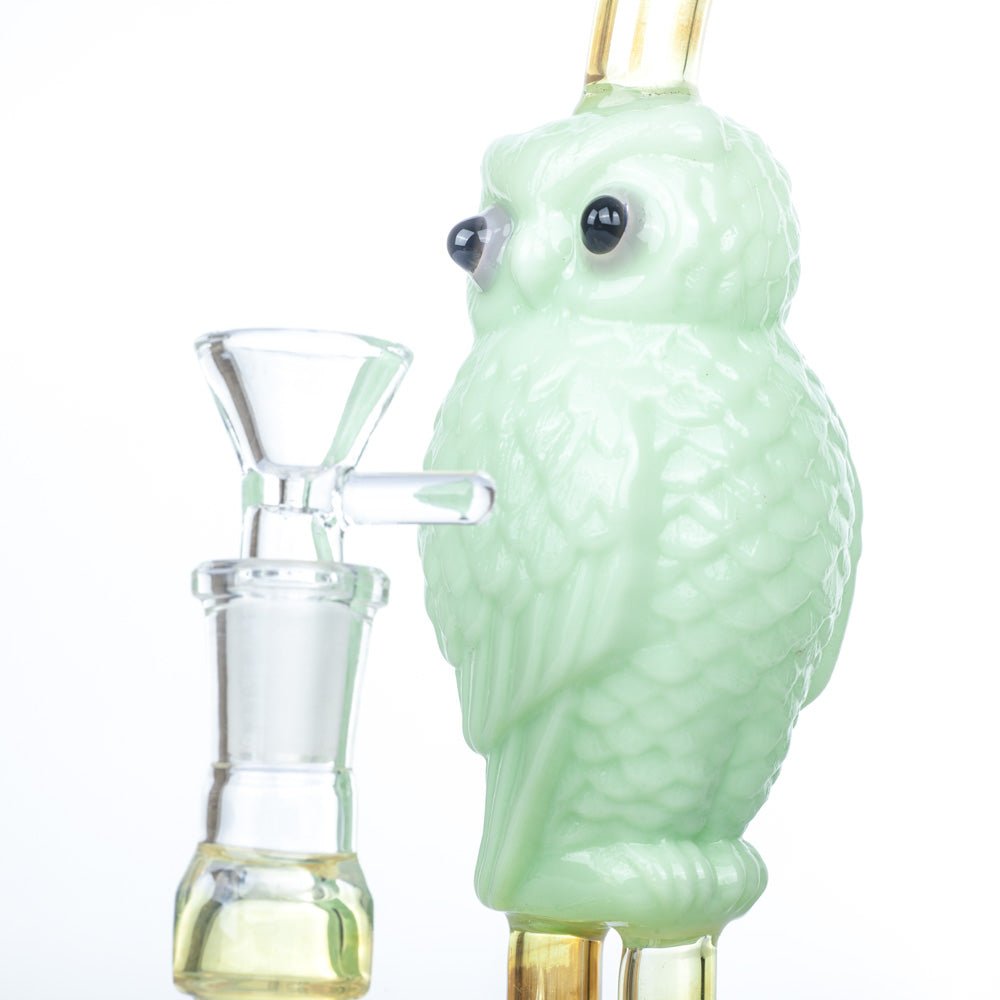 8 Owl Theme Glass Bong