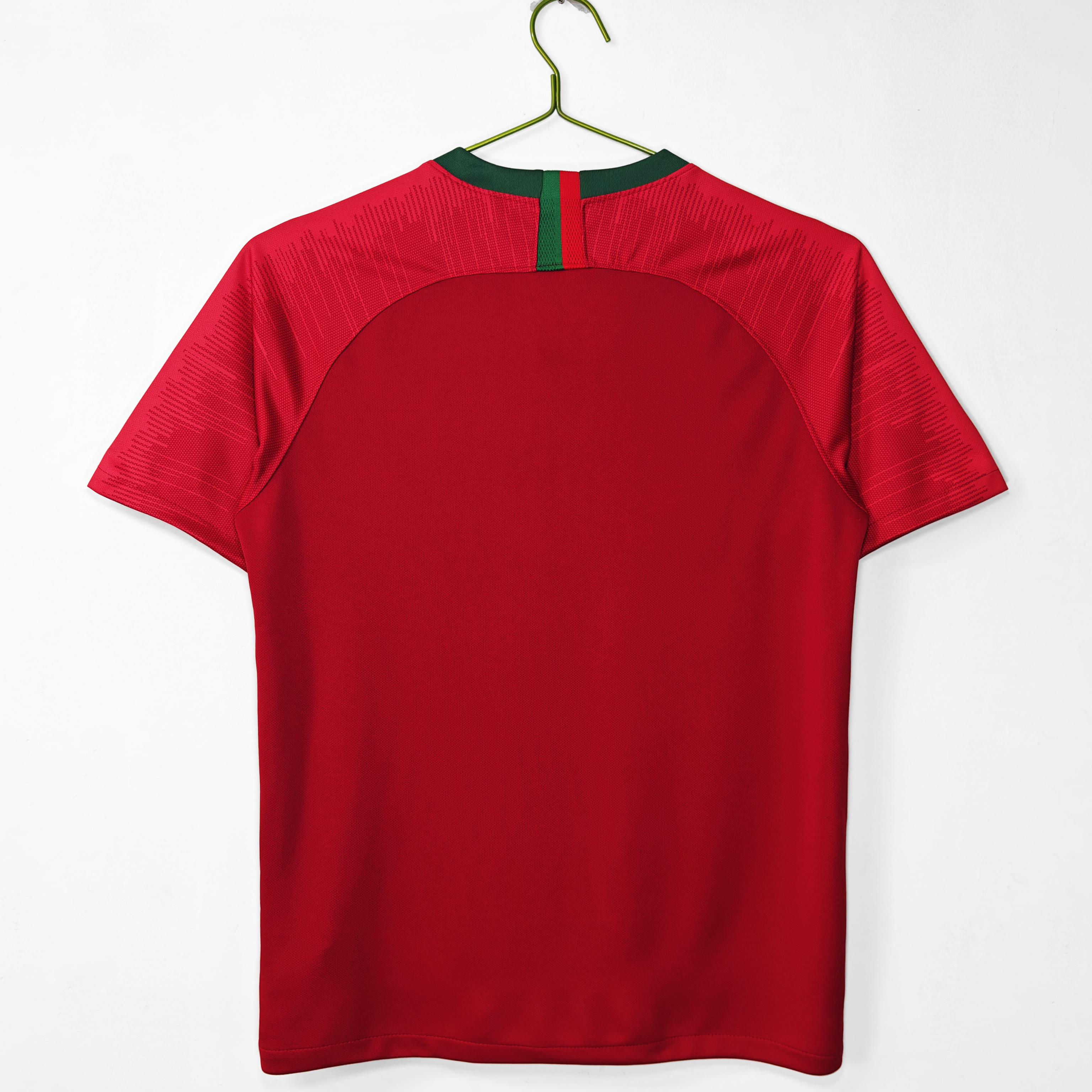 2018 Portugal Home Retro Sleeve Football Shirt
