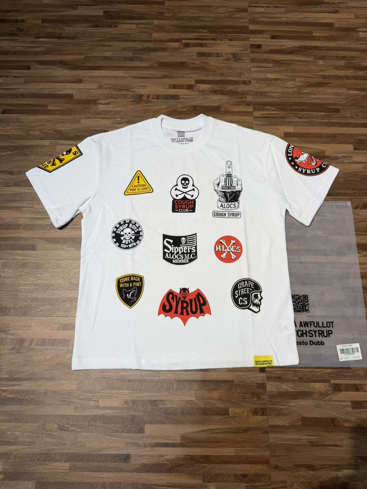 Simple and trendy loose casual T-shirt .Style 6