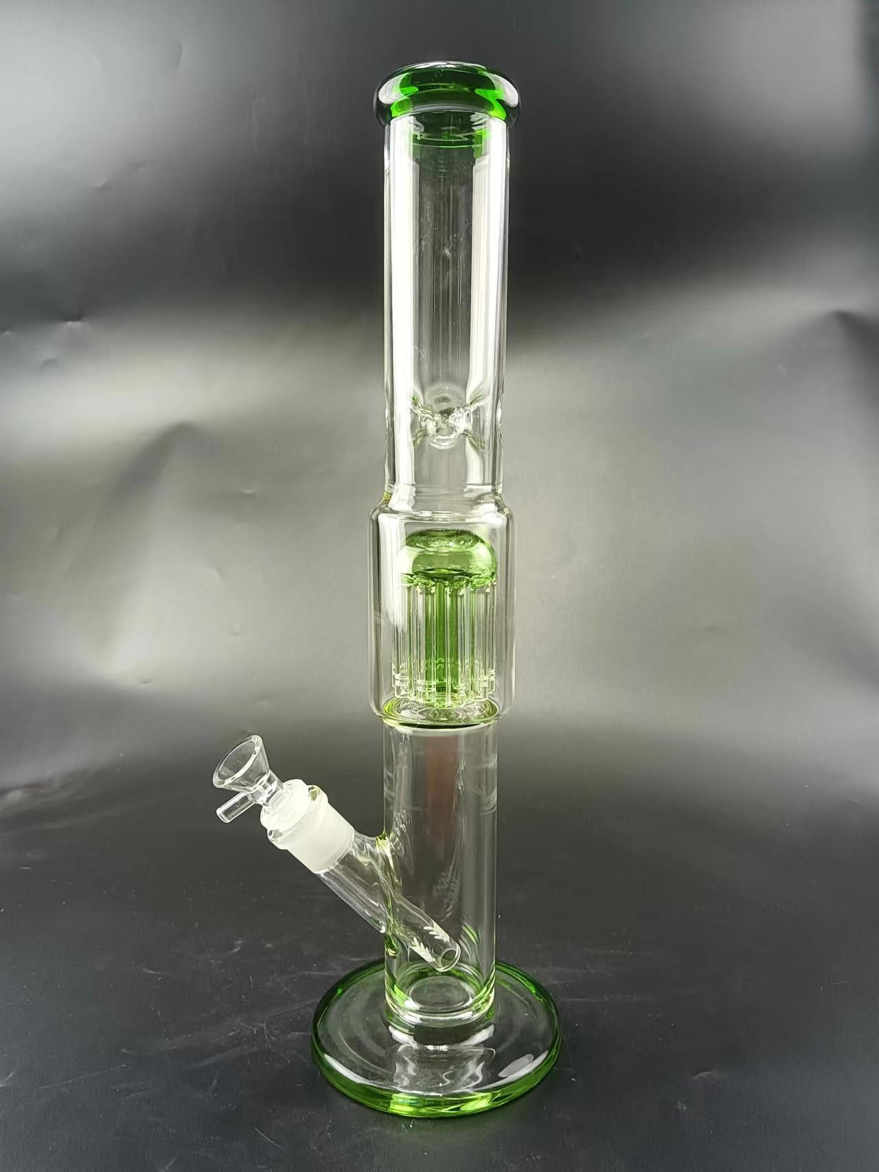 16 Green Tree Perc Glass Bong