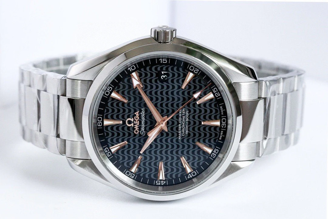 Omega Watch SEAMASTER AQUA TERRA 150M BROWN HAND BLACK DIAL