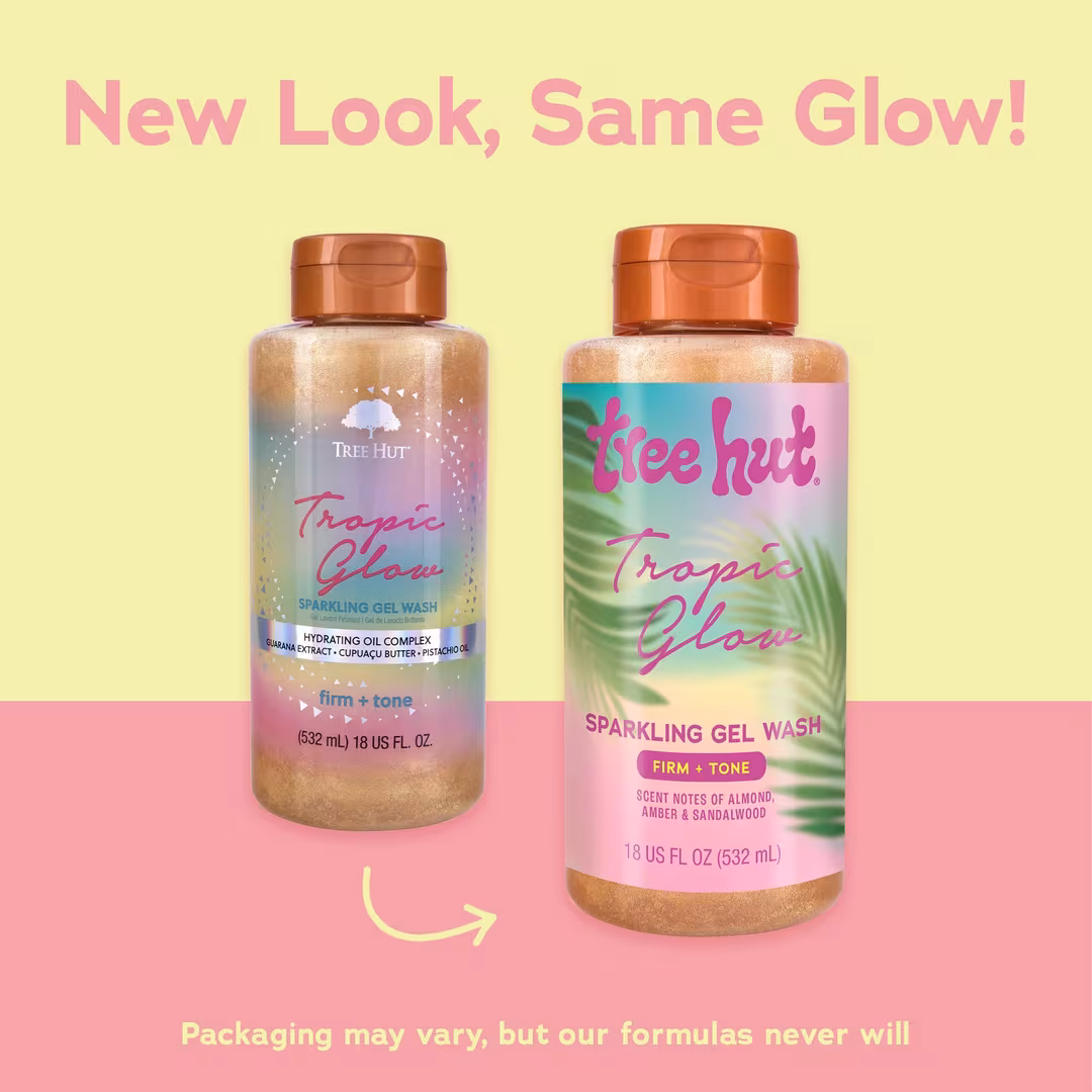 Tree Hut  Tropic Glow Sparkling Gel Body Wash