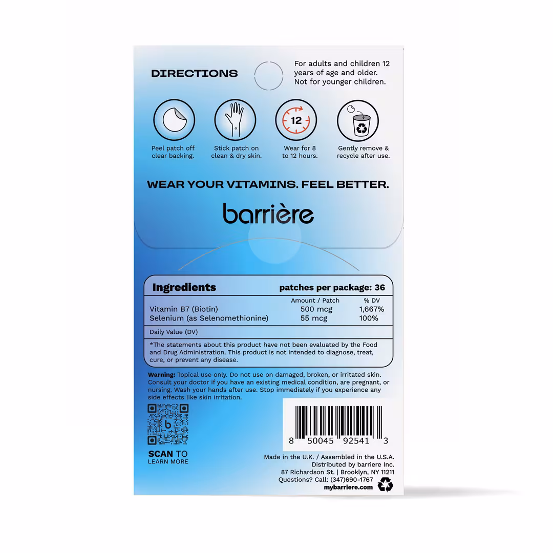 Barrière  Daily Essentials Bundle: B12, D3, and Biotin