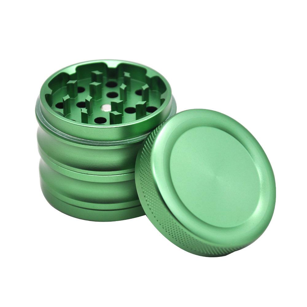 Easy Grip Aluminium Herb Grinder 4 Piece 56mm (3 Color)